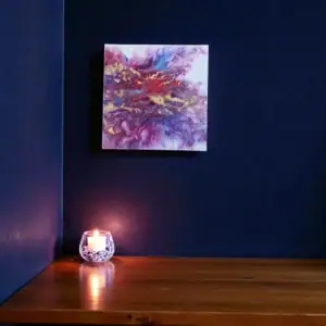 Akrilna unikatna slika 25x25 cm