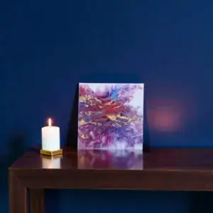 Akrilna unikatna slika 25x25 cm