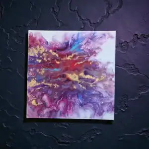 Akrilna unikatna slika 25x25 cm