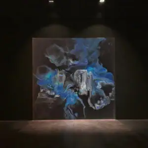 unikatna akrilna slika tišina globin