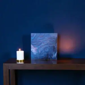 unikatna akrilna slika valovi miru