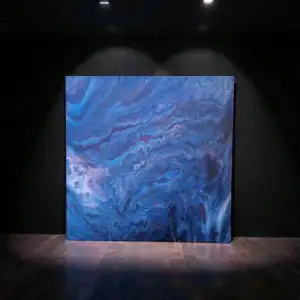 unikatna akrilna slika valovi miru